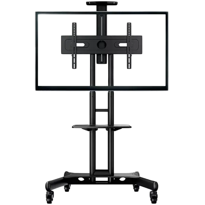 Onkron Universal Mobile Cart Display Stand for 40”-70” Screens - max 45 kg (TS1551-BLK)