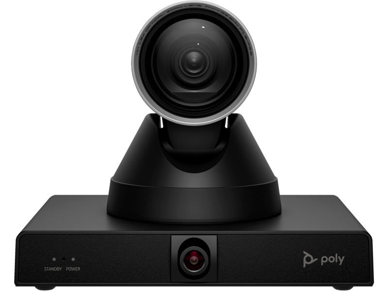 HP Poly Studio E60 12x MPTZ Smart Camera (71° HFOV, IP, USB, Presenter tracking, & group framing)