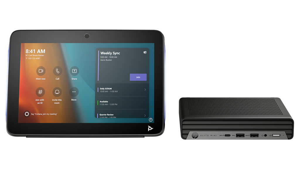 HP Poly Studio Base Kit G9 Plus for Microsoft Teams HP Mini IP PC