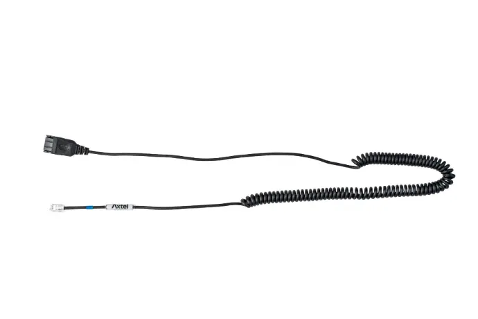Axtel Coiled Cord QD/RJ 0.5 – 2m
