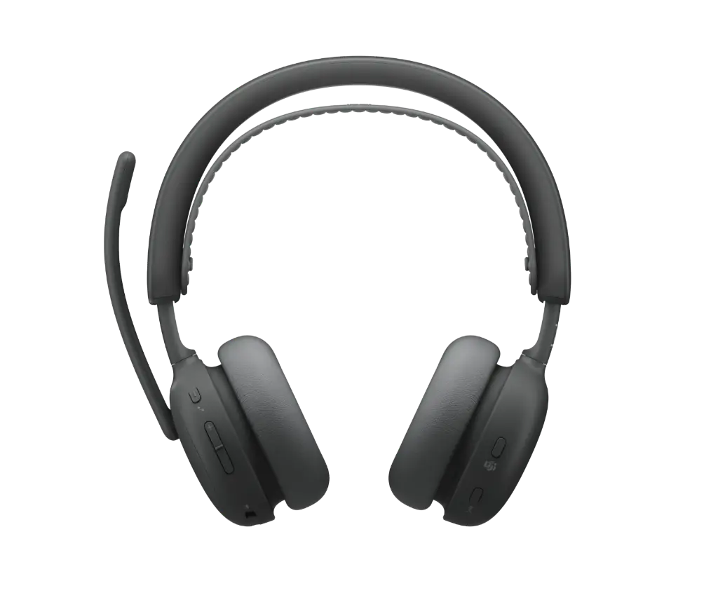 Logitech ZONE Wireless 2 ES Bluetooth Headset for Business (2 Mics, AI NC, Adaptive hybrid ANC)