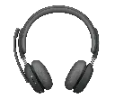 Logitech ZONE Wireless 2 Bluetooth Headset for Business (Far-end noise suppression, 4 Mics, AI NC, Hybrid ANC)