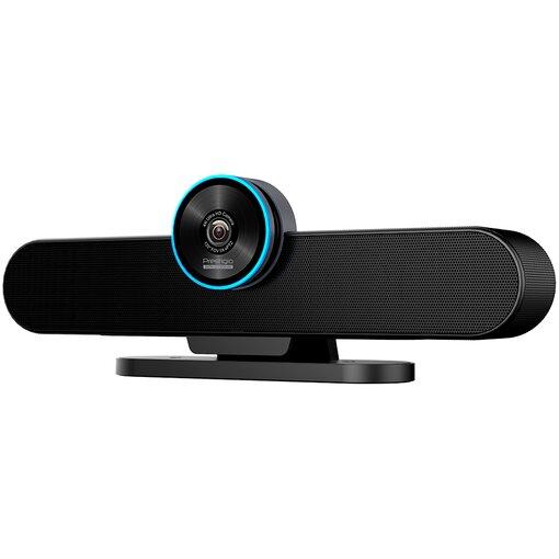 [PR-002 ASB] Prestigio Gamma USB Video Bar (4K 8.5 MP 5x Digital Zoom 120° FOV Camera- 6 Mic Array- 10W Speaker- Remote)