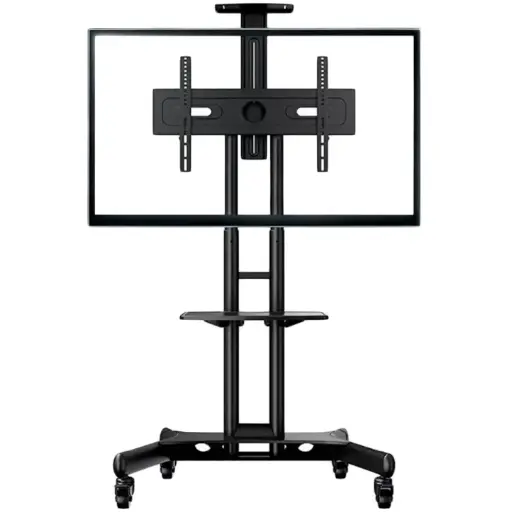 [PR-022] Onkron Universal Mobile Cart Display Stand for 40”-70” Screens - max 45 kg (TS1551-BLK)